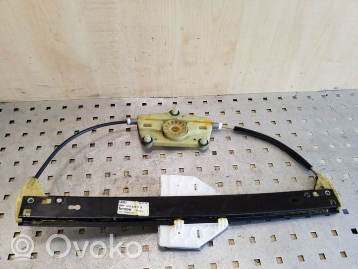 Audi A6 S6 C6 4F Rear window lifting mechanism without motor 4F0839461B