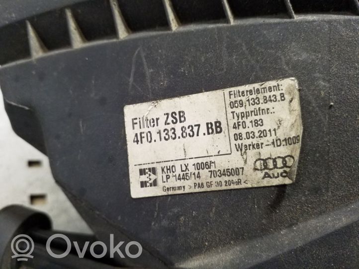 Audi A6 S6 C6 4F Boîtier de filtre à air 4F0133837BB
