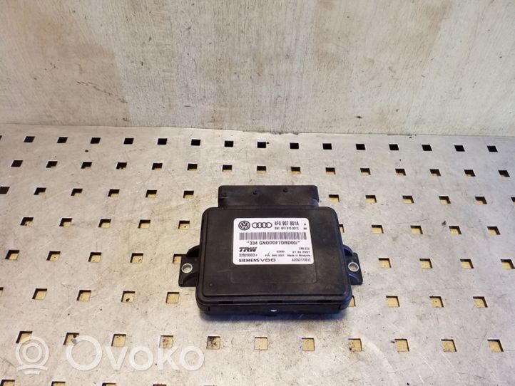 Audi A6 Allroad C6 Modulo di controllo del freno a mano 4F0907801A