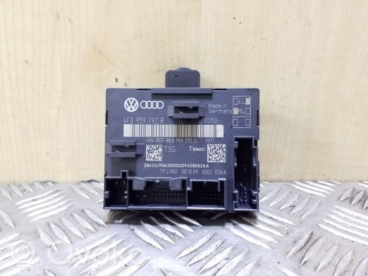 Audi A6 S6 C6 4F Oven ohjainlaite/moduuli 4F0959792R