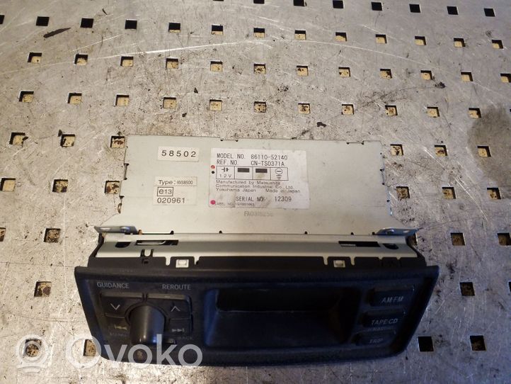 Toyota Yaris Monitor / wyświetlacz / ekran 8611052140