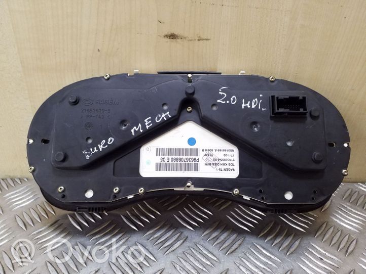 Peugeot 307 Compteur de vitesse tableau de bord 9636708880E