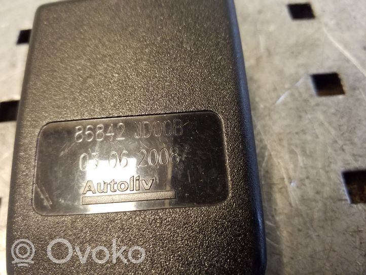 Nissan Qashqai Etuistuimen turvavyön solki 86842JD00B