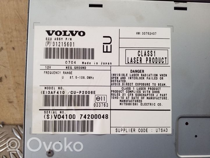 Volvo XC90 Stacja multimedialna GPS / CD / DVD 31215601