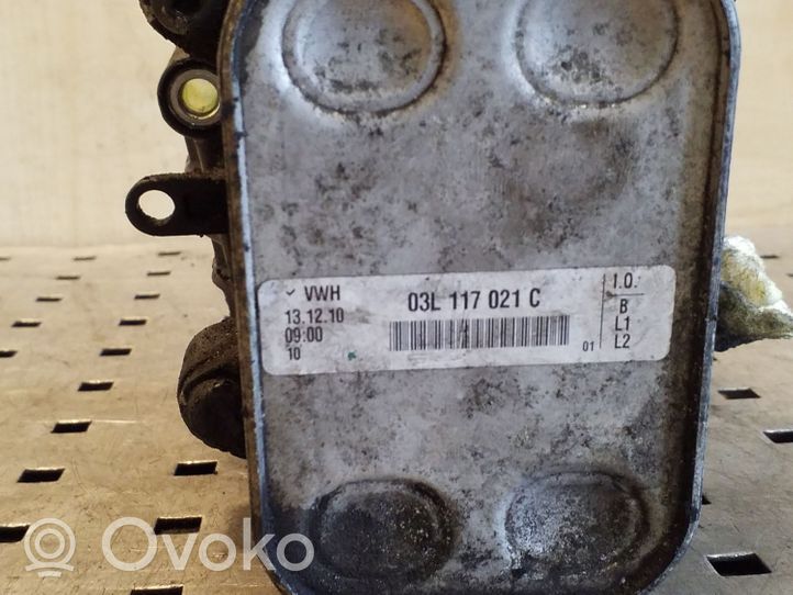 Volkswagen Sharan Supporto di montaggio del filtro dell’olio 03L117021C