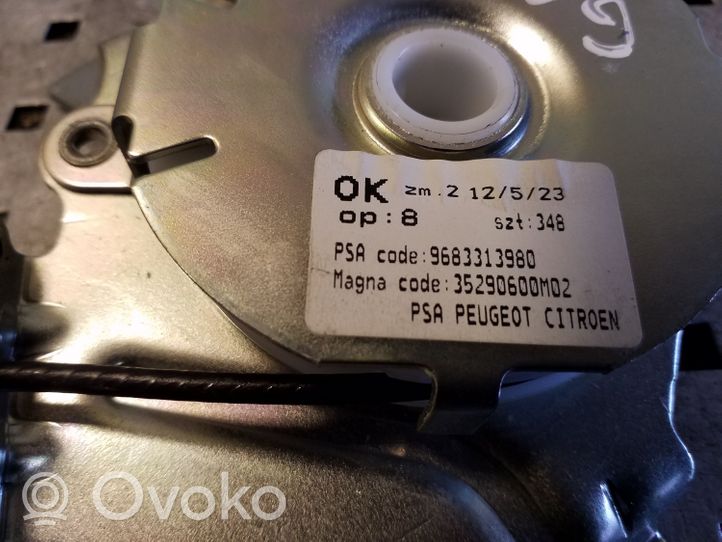 Peugeot 3008 I Odbój / Ogranicznik klapy tylnej bagażnika 9683313980