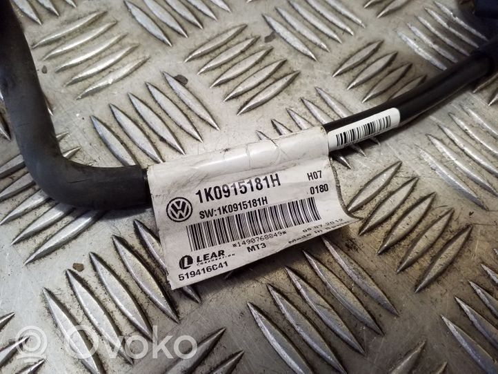 Volkswagen Golf VI Cavo negativo messa a terra (batteria) 1K0915181H