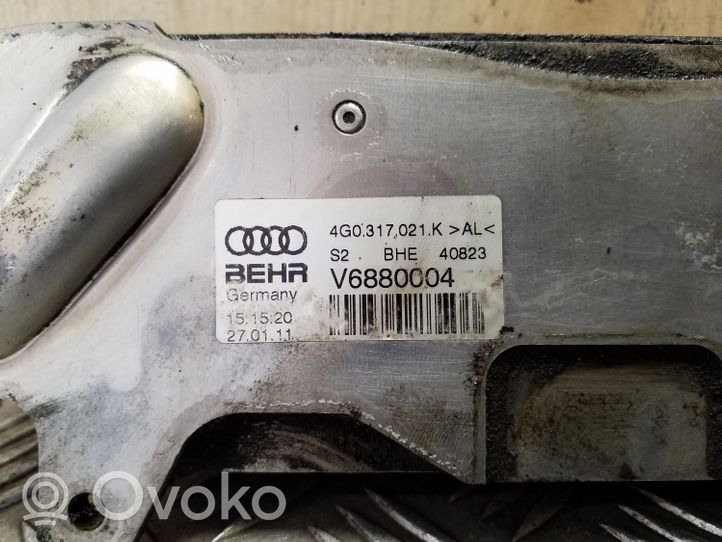 Audi A6 C7 Refroidisseur d'huile de boîte de vitesses 4G0317021K