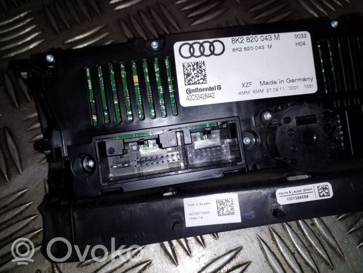 Audi S5 Facelift Panel klimatyzacji 8K2820043M