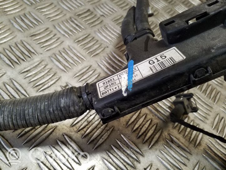 KIA Sorento Câble de batterie positif 918512P150