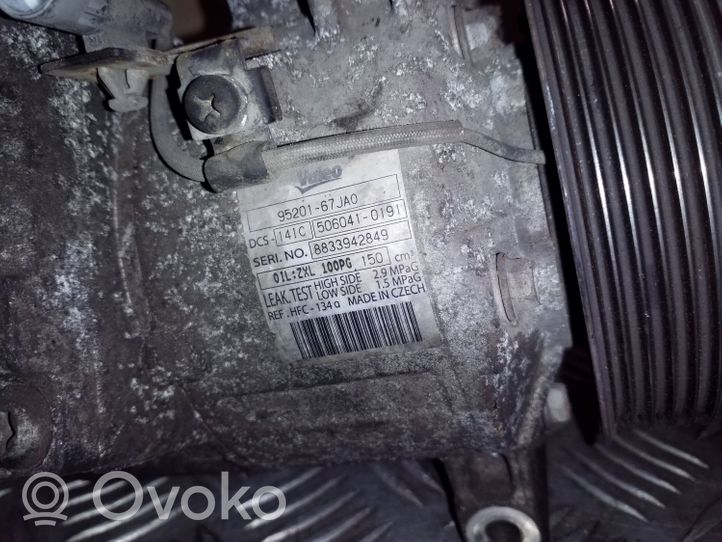Suzuki Grand Vitara II Ilmastointilaitteen kompressorin pumppu (A/C) 9520167JA0