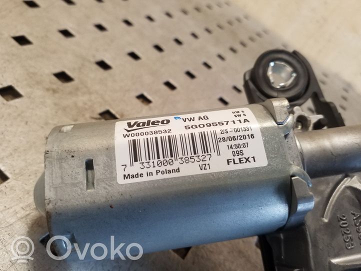 Volkswagen PASSAT B8 Motor del limpiaparabrisas trasero 5G0955711A