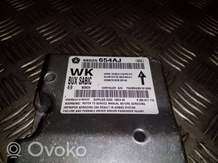 Jeep Grand Cherokee Oro pagalvių valdymo blokas 68025654AK