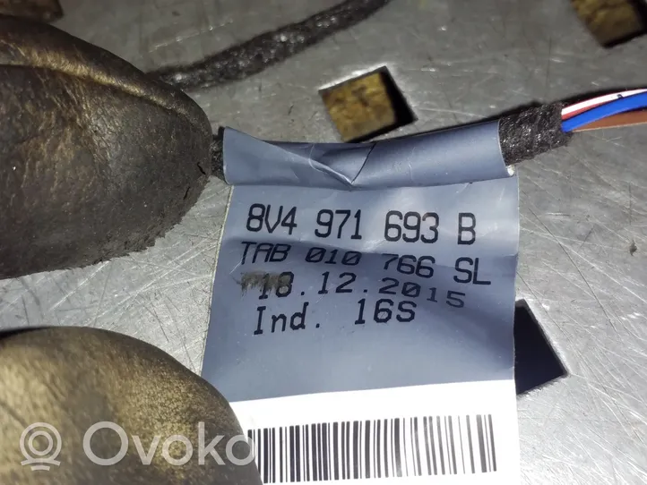 Audi A3 S3 8V Cableado de puerta trasera 8V4971693B