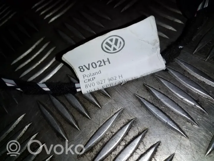 Audi A3 S3 8V Przewód tylnego czujnika ABS 8V0927902H