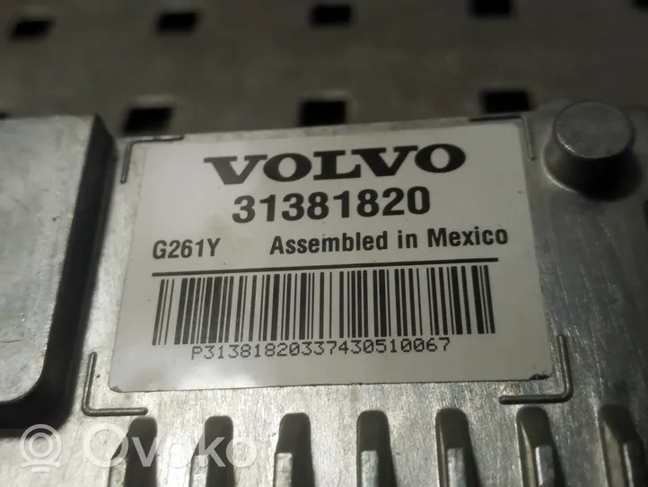 Volvo V40 Tuulilasin tuulilasikamera 31381820