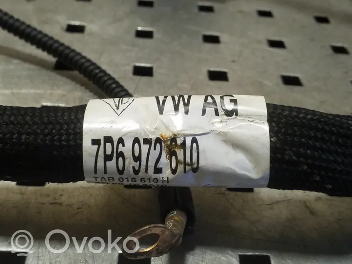 Volkswagen Touareg II Engine installation wiring loom 7P6972610