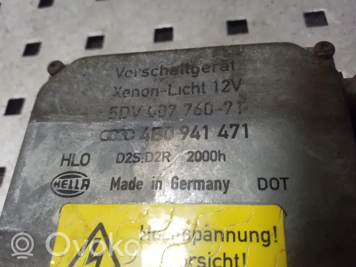 Audi A6 S6 C5 4B Module de ballast de phare Xenon 4B0941471