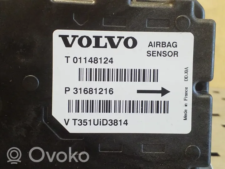 Volvo XC90 Sterownik / Moduł Airbag 31681216