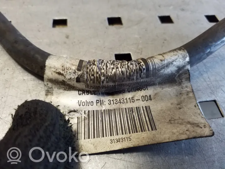 Volvo XC70 Câble négatif masse batterie 31343115