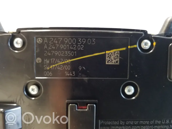 Mercedes-Benz EQB Console centrale, commande de multimédia l'unité principale A2479003903