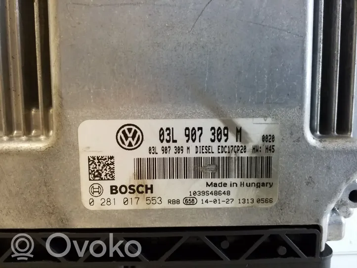 Volkswagen Transporter - Caravelle T5 Calculateur moteur ECU 03L907309M