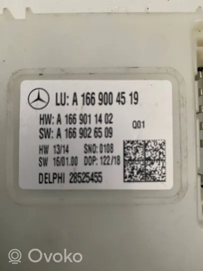 Mercedes-Benz GLE (W166 - C292) Citu veidu vadības bloki / moduļi A1669004519