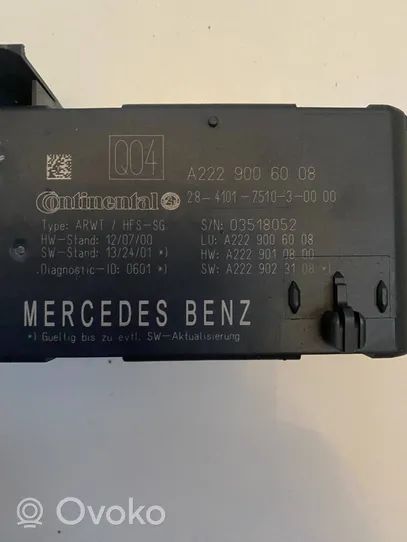 Mercedes-Benz C AMG W205 Unité de commande / module de hayon A2229006008