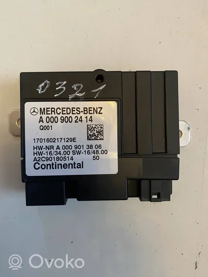 Mercedes-Benz C AMG W205 Unidad de control/módulo de la bomba de inyección de combustible A0009002414