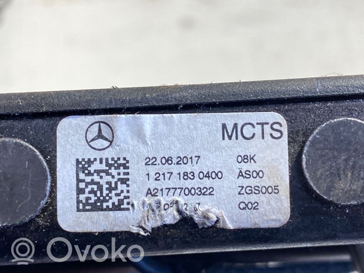 Mercedes-Benz C W205 Loquet serrure de toit convertible A2177700322