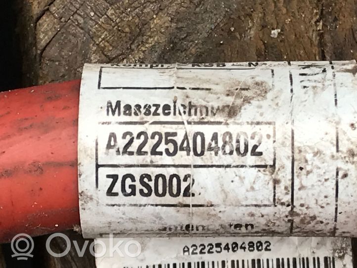 Mercedes-Benz S W222 Cavo positivo (batteria) A2225404802