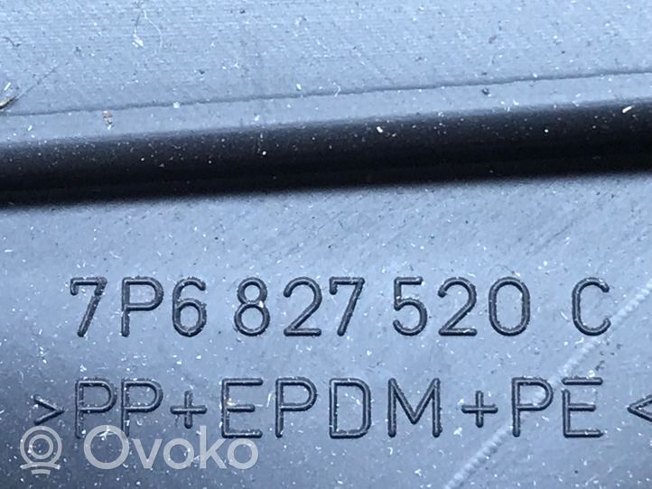 Volkswagen Touareg II Rivestimento serratura portellone posteriore/bagagliaio 7P6827520C