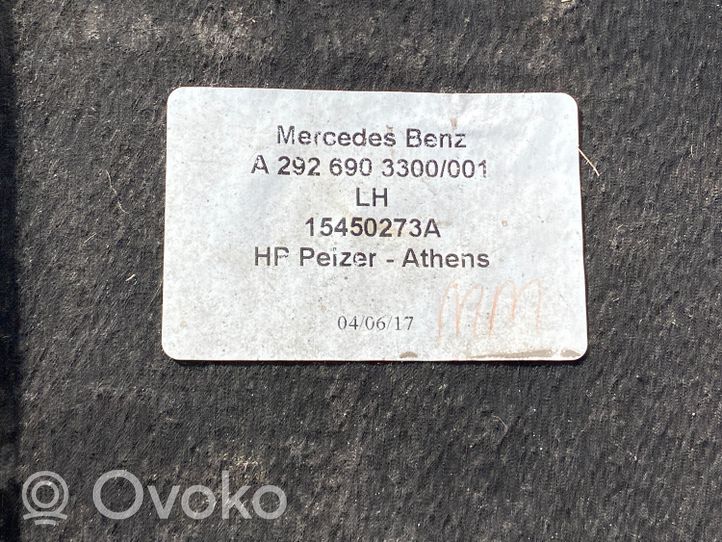 Mercedes-Benz GLE (W166 - C292) Takapyörän sisälokasuojat A2926903300