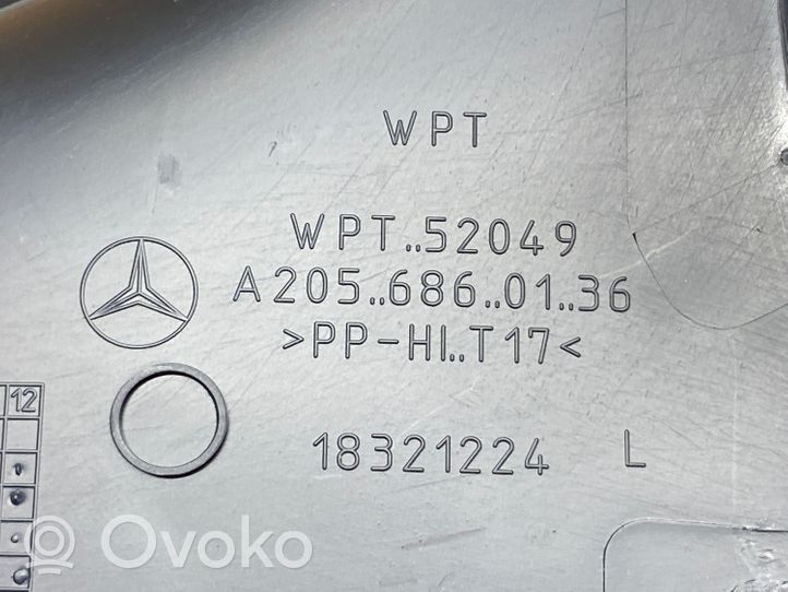 Mercedes-Benz C W205 Garniture de marche-pieds arrière A2056860136