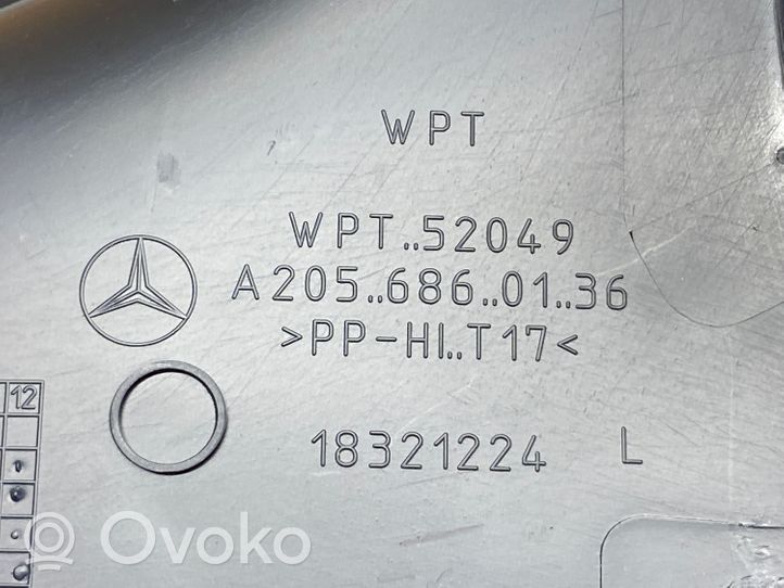 Mercedes-Benz C W205 Takaoven kynnyksen suojalista A2056860136