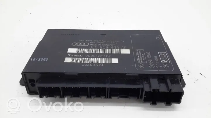 Audi A4 S4 B6 8E 8H Module confort 8E0959433AE