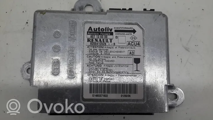 Renault Megane II Airbag control unit/module 8200412026