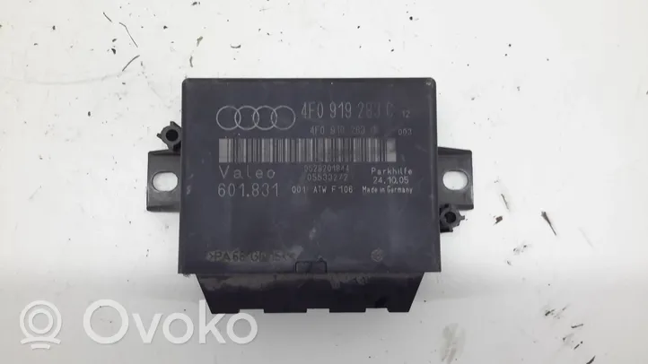 Audi A6 S6 C6 4F Parkavimo (PDC) daviklių valdymo blokas 4F0919283C