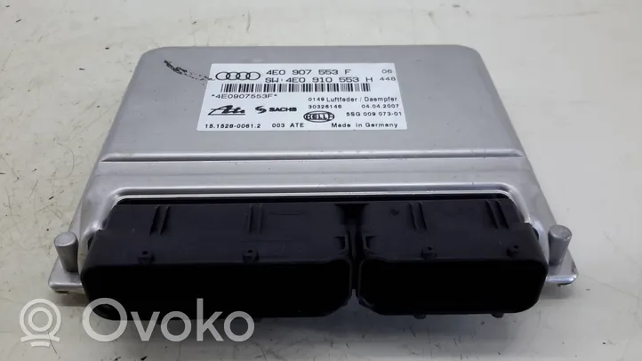 Audi A8 S8 D3 4E Module de commande suspension pneumatique arrière 4E0907553F