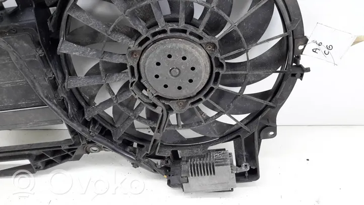 Audi A6 S6 C6 4F Radiator cooling fan shroud 4F0121003D