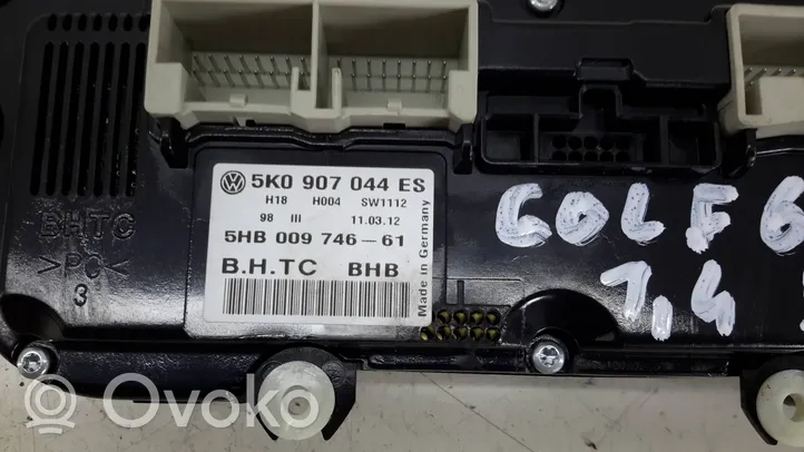 Volkswagen Golf VI Oro kondicionieriaus/ klimato/ pečiuko valdymo blokas (salone) 5K0907044ES