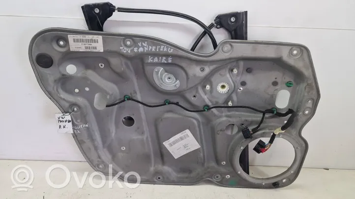 Volkswagen Touran I Elektryczny podnośnik szyby drzwi przednich 1T1837729AF