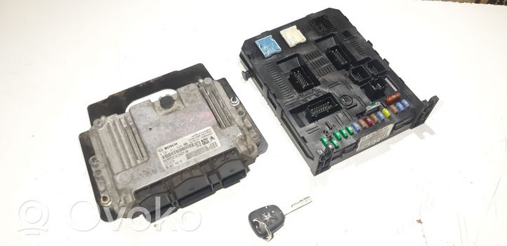 Peugeot 307 Kit centralina motore ECU e serratura 0281012620