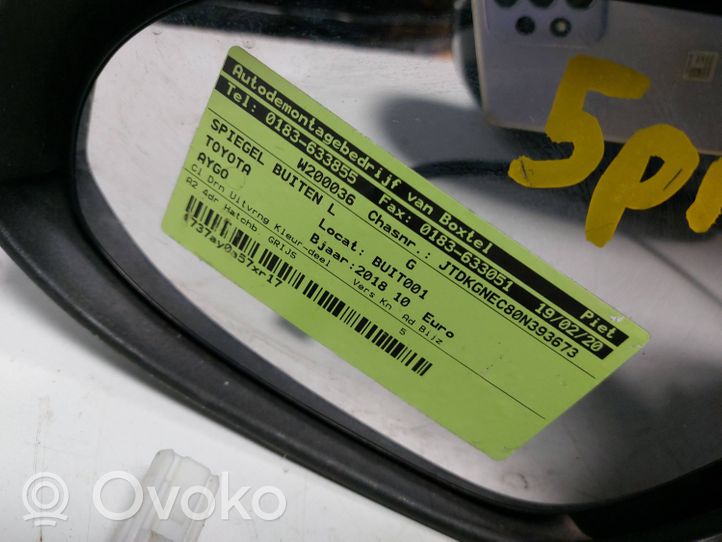 Toyota Aygo AB40 Elektryczne lusterko boczne drzwi przednich 