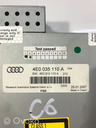 Audi A6 S6 C6 4F CD/DVD keitiklis 4E0035110A