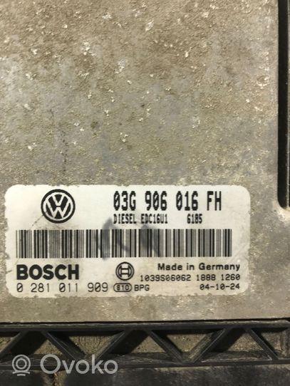 Seat Toledo II (1M) Calculateur moteur ECU 03G906016FH