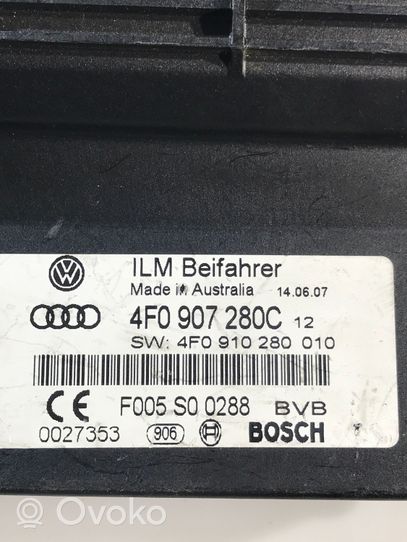 Audi A6 S6 C6 4F Maitinimo valdymo blokas 4F0907280C