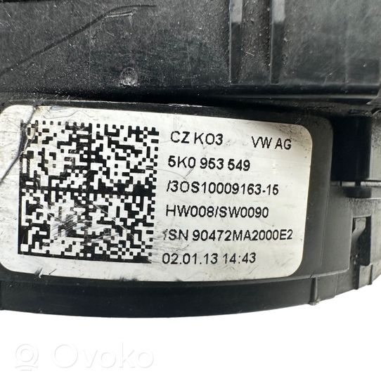 Volkswagen Golf VI Airbag slip ring squib (SRS ring) 5K0953549