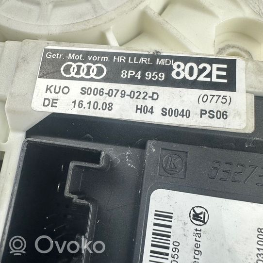 Audi A3 S3 8P Galinis varikliukas langų pakėlėjo 8P4959802E