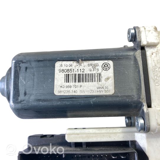 Volkswagen PASSAT B6 Priekinis varikliukas langų pakėlėjo 1K0959793L